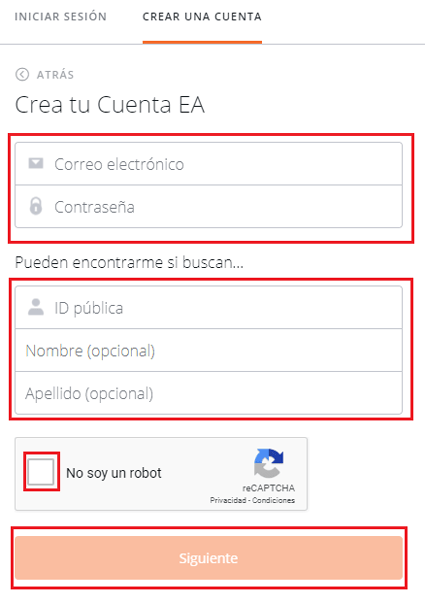 Como criar uma conta no EA Origin gratuitamente, fácil e rápido? Guia passo a passo 4