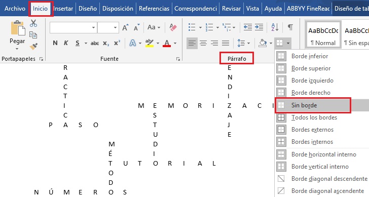 Como criar palavras cruzadas no Microsoft Word de maneira rápida e fácil? Guia passo a passo 8