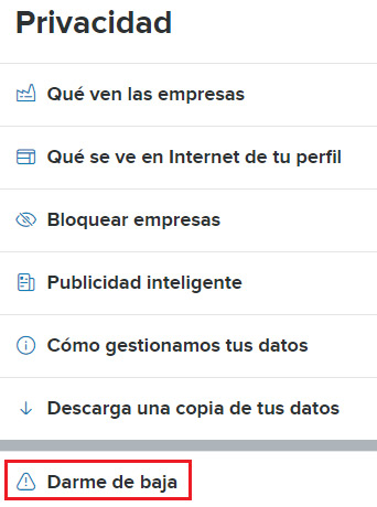 Como excluir uma conta de Infojobs fácil e rápido para sempre? Guia passo a passo 5