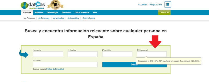 Como procurar pessoas por ID na Internet? Guia passo a passo 1