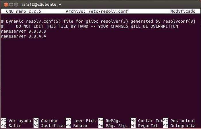 Alterando o DNS