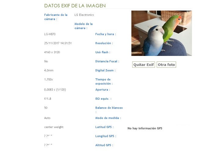 Foto Exif