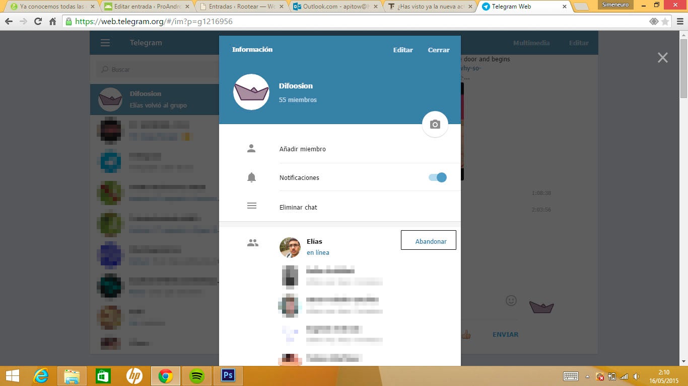 Telegrama da Web