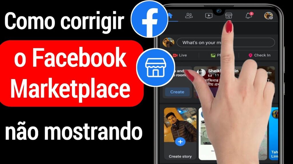 Correção: o ícone do MarketPlace não aparece no Facebook Como corrigi-lo? 1