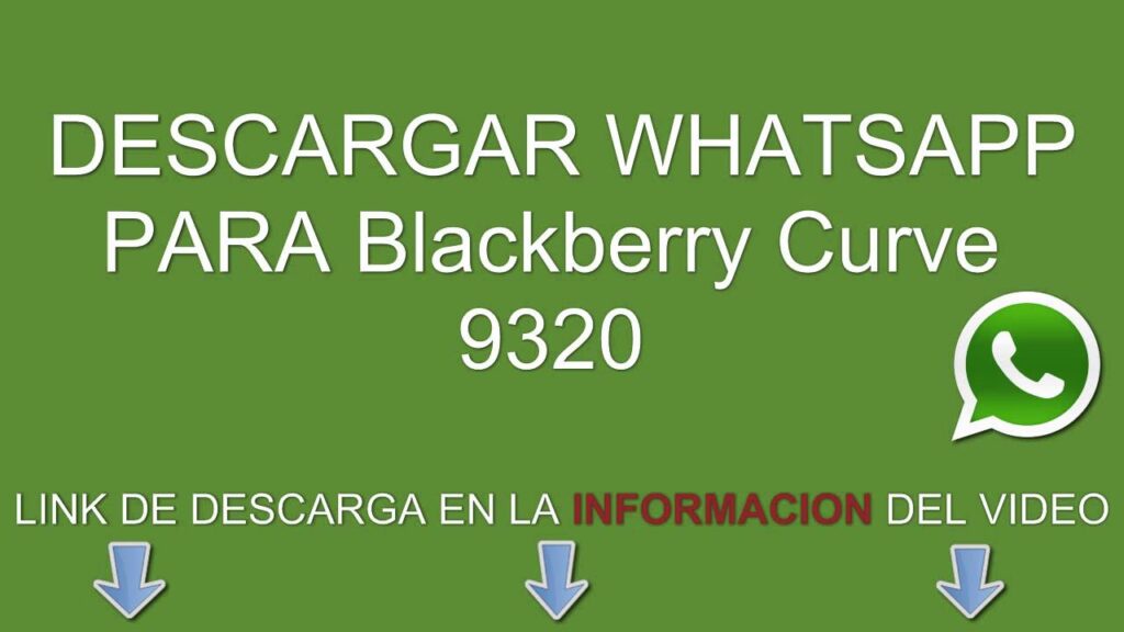 Baixe WhatsApp grátis para BlackBerry Curve 9320 1