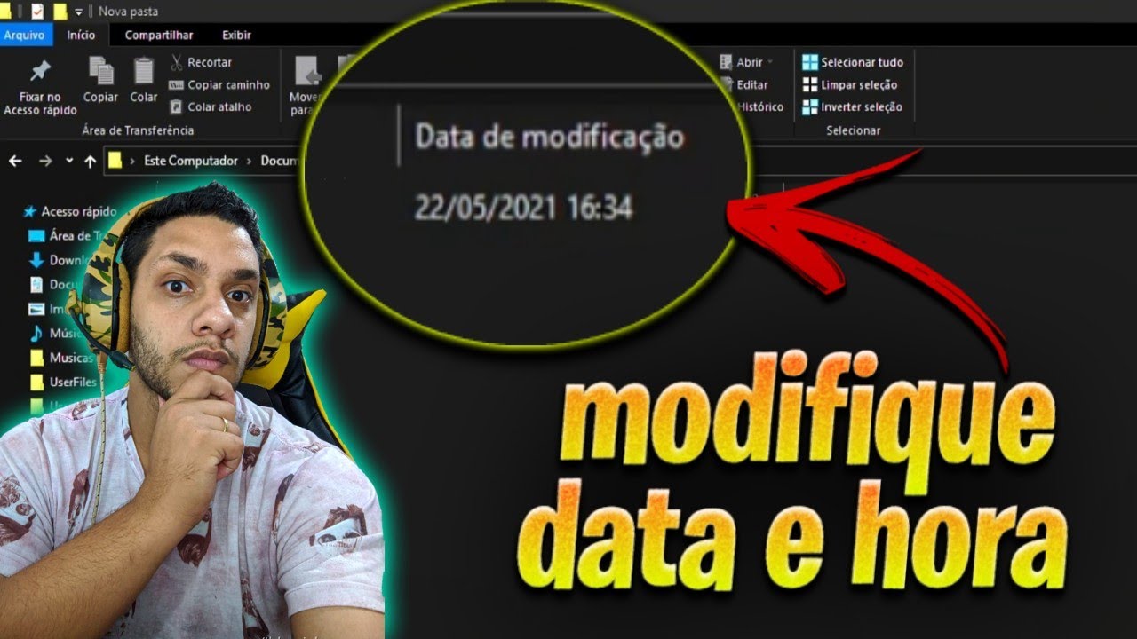 Como alterar a data do arquivo no Windows 53