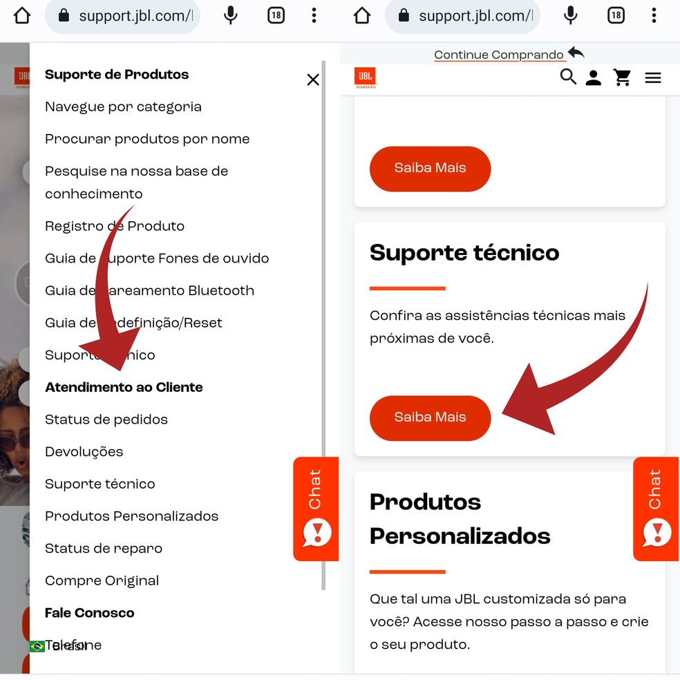 Como acionar o suporte tecnico da jbl veja opcoes e passo a passo edinfoeletro 3