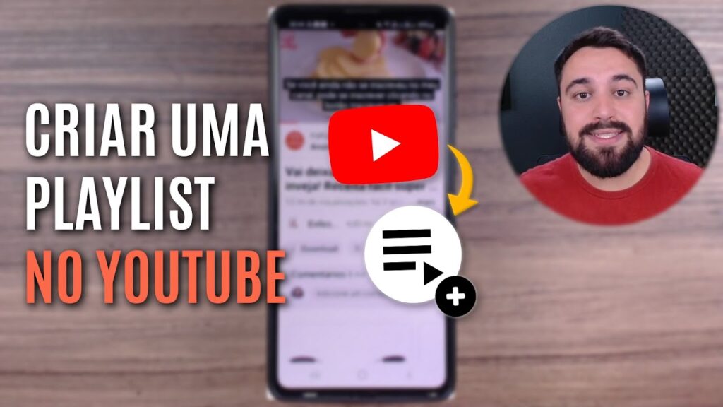 Como criar uma playlist no youtube pelo celular android e iphone 1