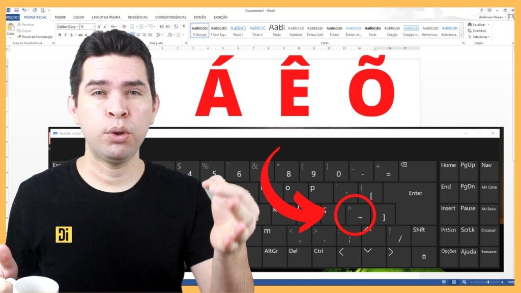 Como colocar acentos em um teclado do Windows? Fácil e Rápido 1