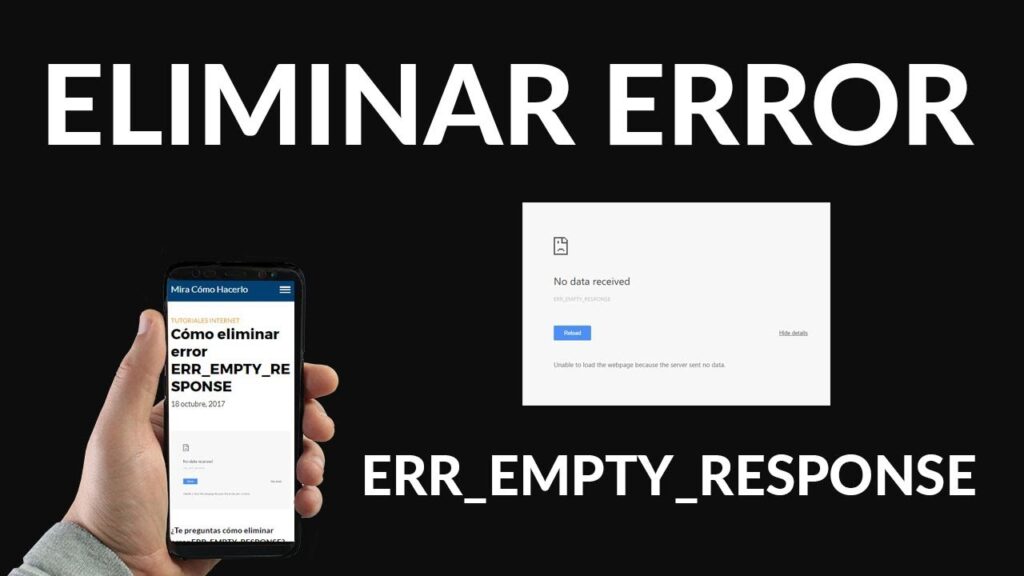 Como eliminar o erro "ERR_EMPTY_RESPONSE"? 1