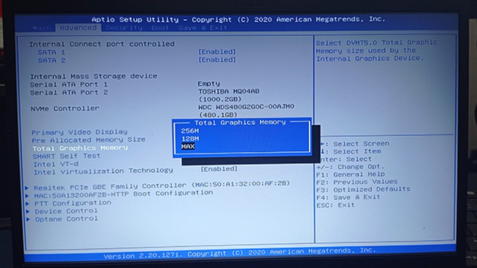 Como dedicar memoria ram para video edinfoeletro 1