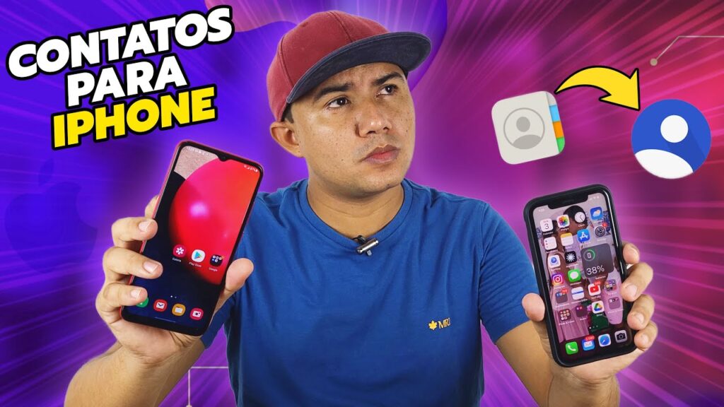 Como passar contatos do android para iphone 1