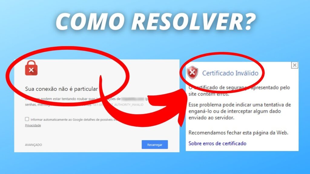 O que é uma conexão SSL com certificado inválido? 1