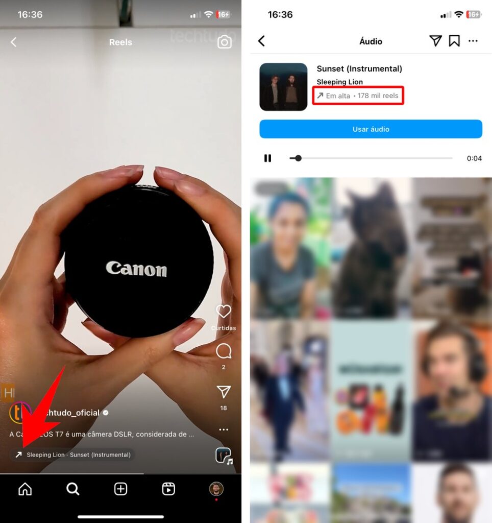 Como descobrir uma musica em alta no instagram veja o passo a passo edapps 1