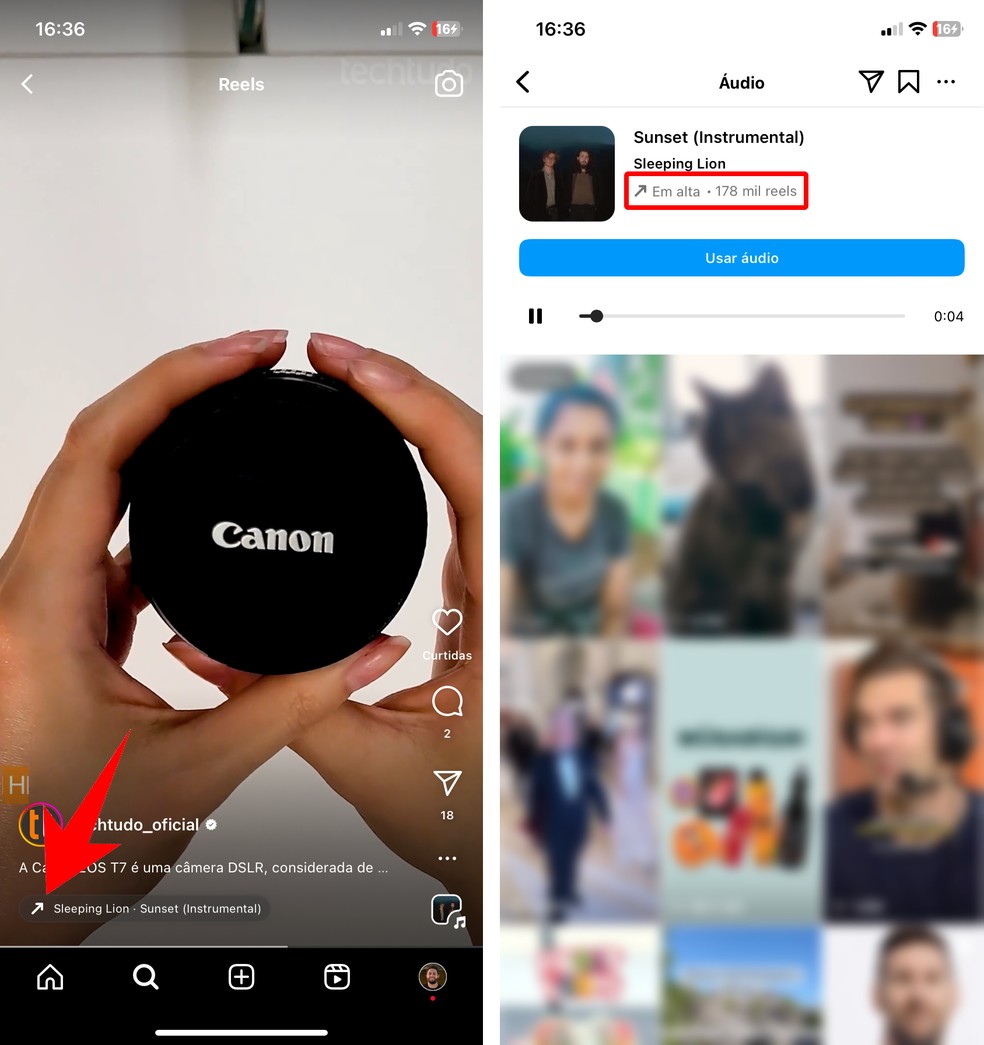 Como descobrir uma musica em alta no instagram veja o passo a passo edapps 9