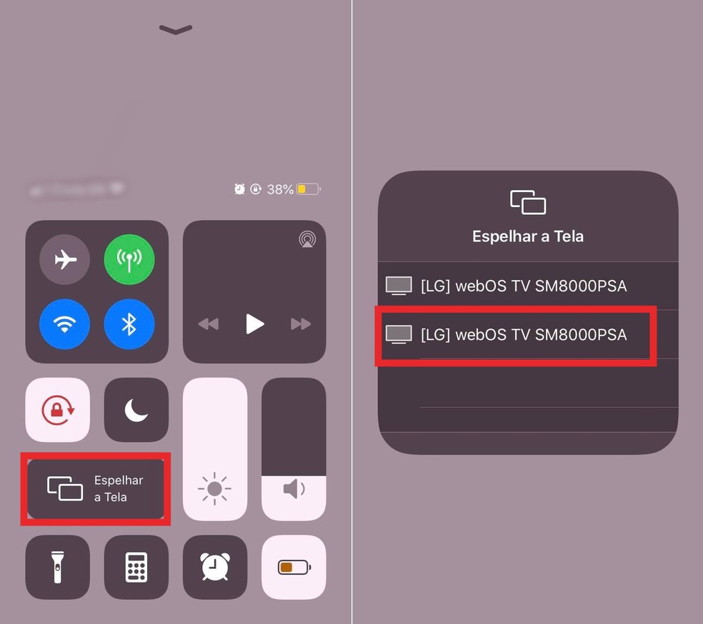 Como espelhar a tela do iphone na smart tv lg edinfoeletro 1