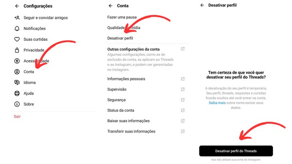 Como excluir o threads sem interferir na conta do instagram edapps 1