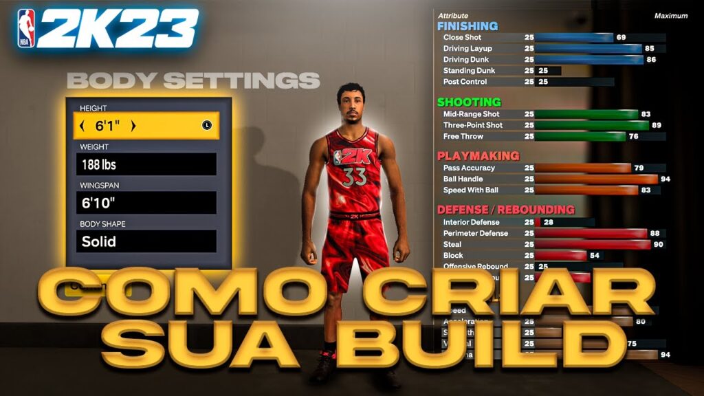 Como montar a melhor build no nba 2k23 veja dicas para mandar bem no jogo edjogos 1