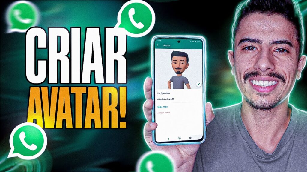 Como fazer avatar no whatsapp 1
