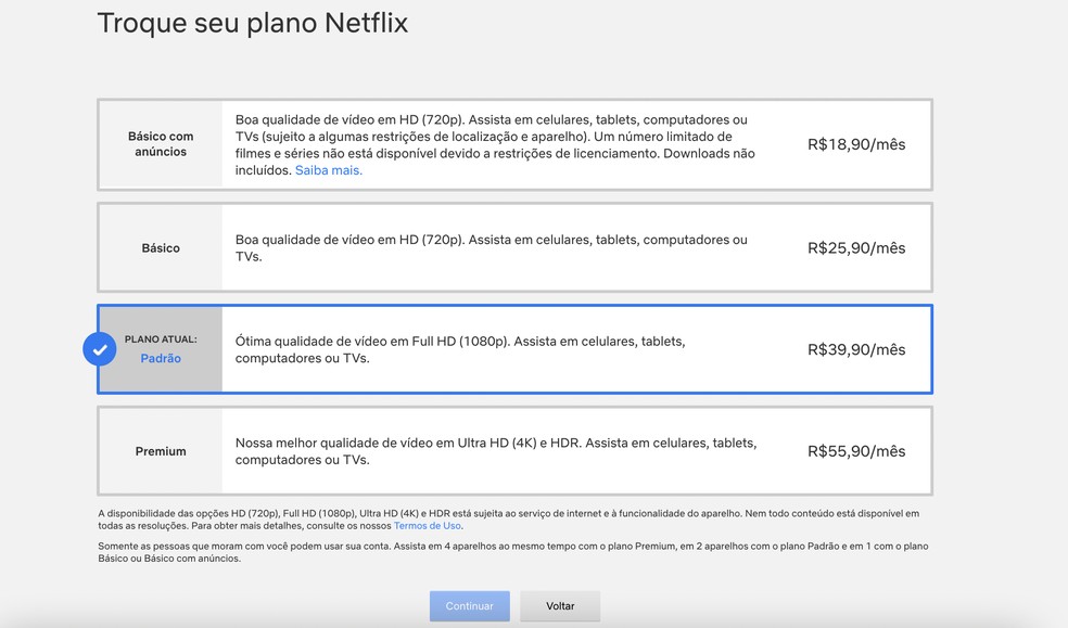 Como mudar o plano da netflix pelo computador e celular passo a passo edstreaming 1