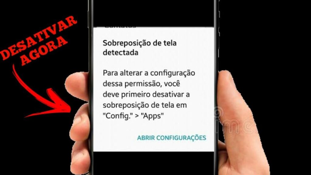Como desativar a sobreposicao de tela no android 1