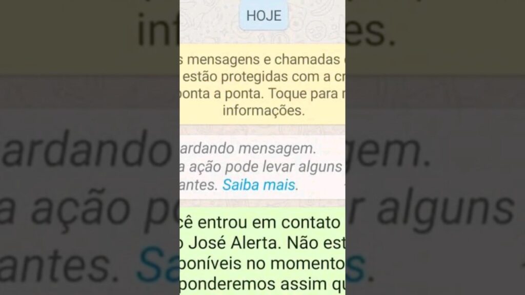 Eliminar o problema Aguardando mensagem. Isso pode levar algum tempo no WhatsApp 1
