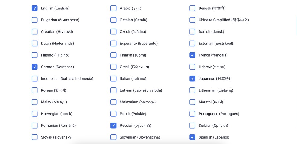 Como traduzir a mesma palavra para varios idiomas ao mesmo tempo edsoftwares 2