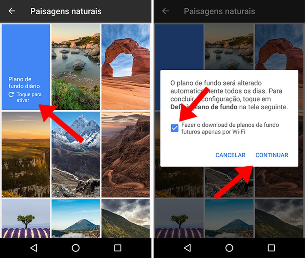 Como usar papel de parede que muda sozinho no android edapps 1