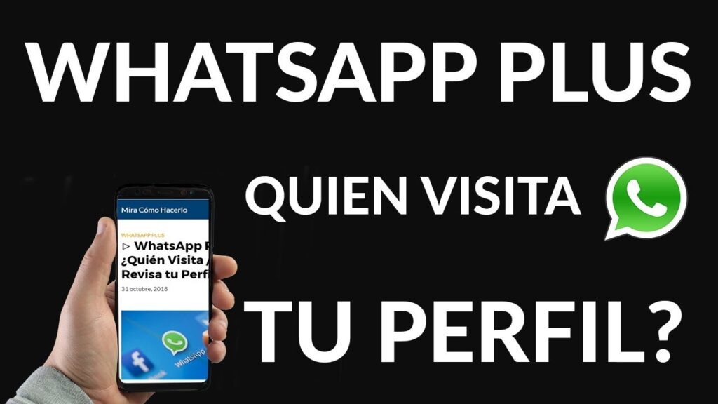 ▷ WhatsApp Plus: quem visita / verifica seu perfil? ✅ 1
