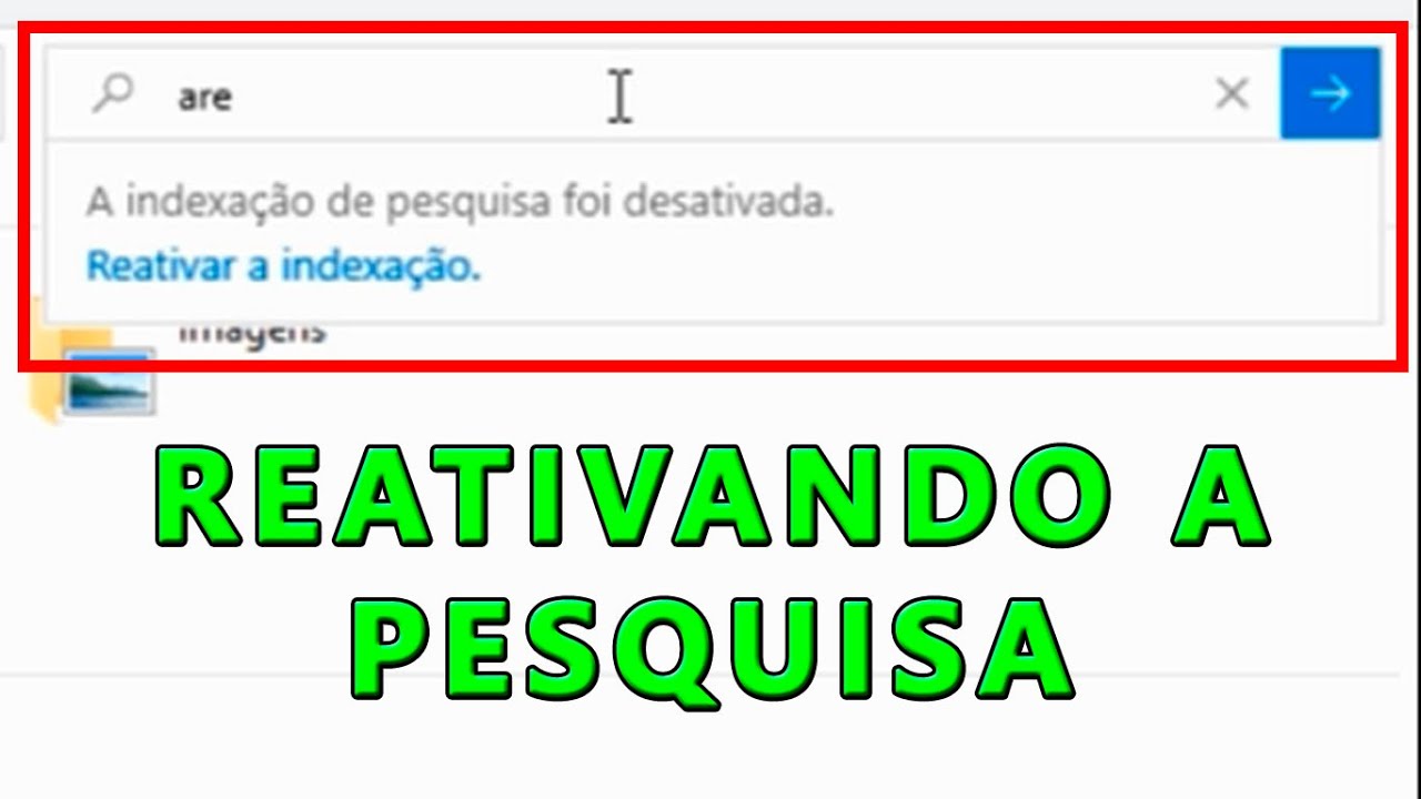 Como habilitar ou desabilitar a indexação no Windows 10 8