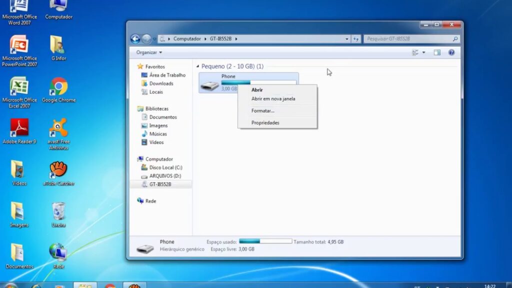 Como formatar celular Android do PC? 1