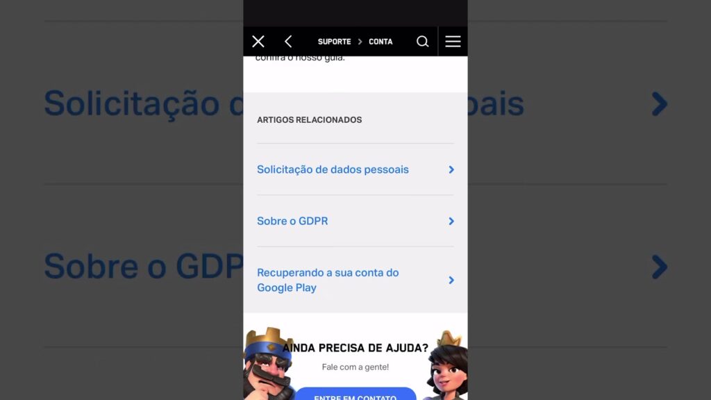 É assim que você deve fazer para excluir uma conta do Clash Royale 1