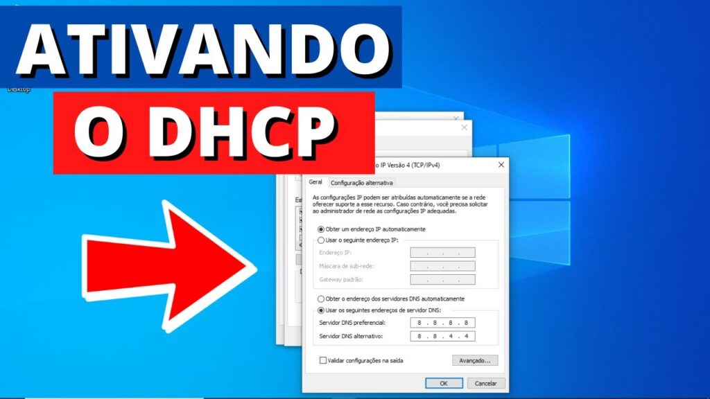 Como configurar um servidor DHCP no seu PC 1
