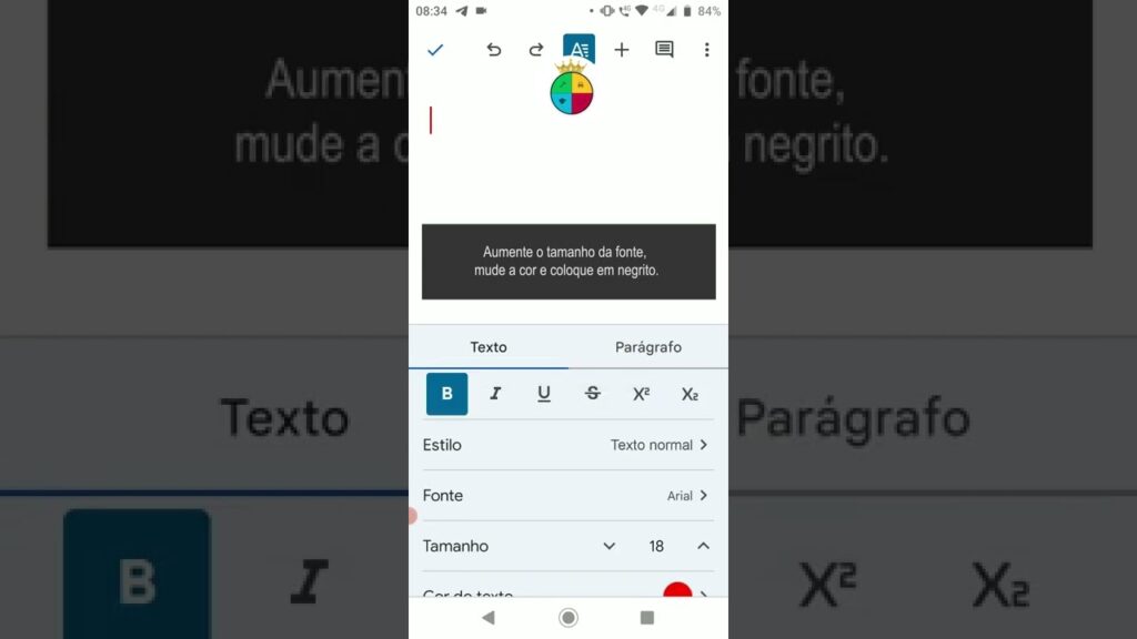 Como fazer curriculo no celular com o google docs 1