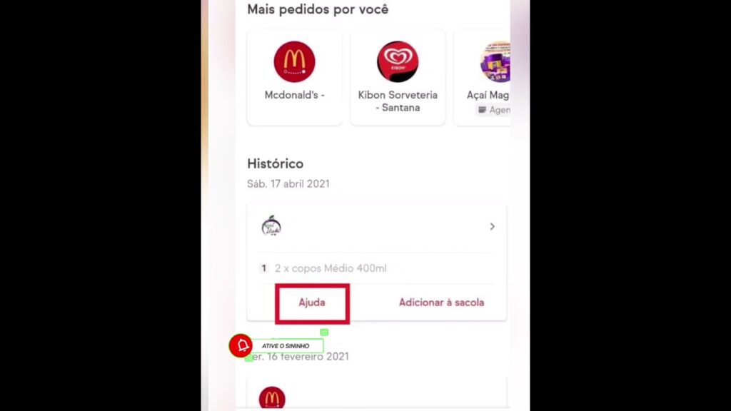 Como pedir reembolso no ifood 1
