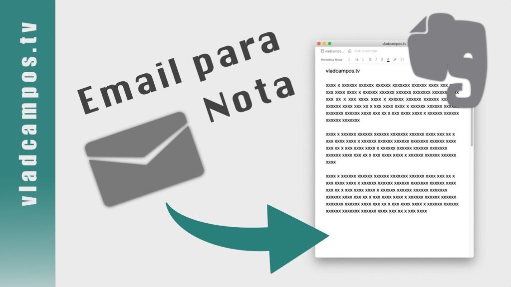 Como criar notas por e mail no evernote 1