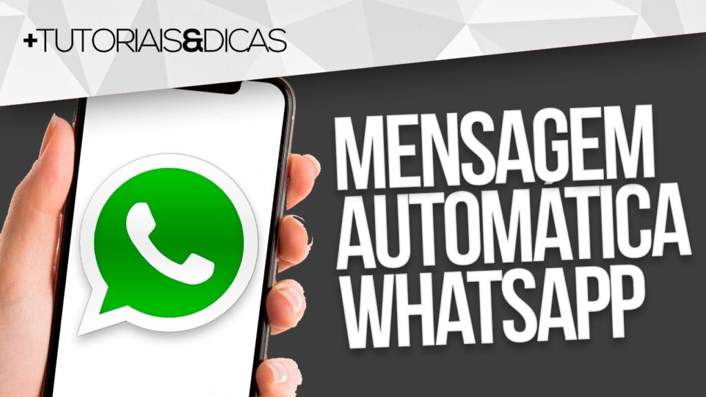 Como colocar mensagem automatica no whatsapp business edapps 1