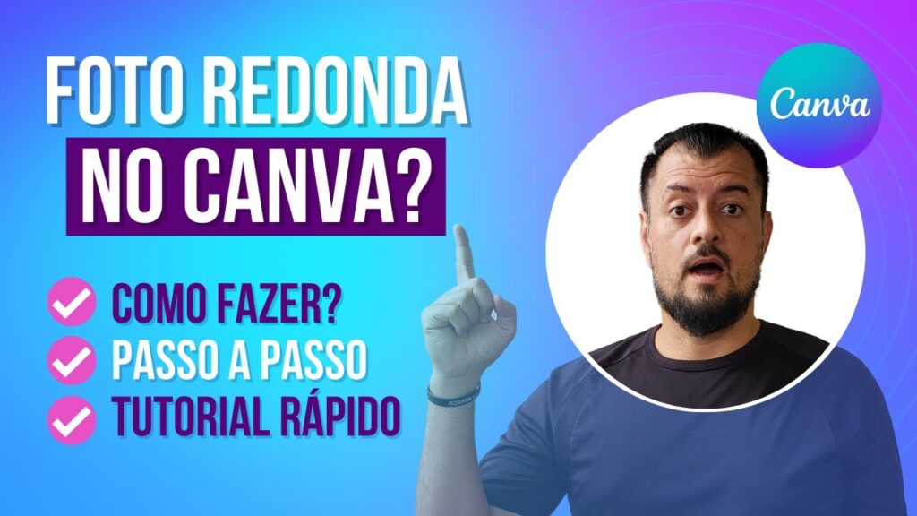Como deixar fotos redondas no canva pelo celular 1
