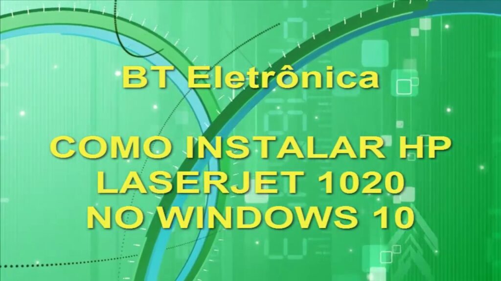 Como baixar e instalar o driver da impressora hp laserjet 1020 1