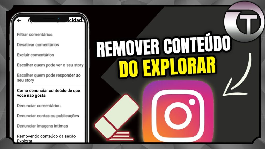 Como limpar o explorar do instagram 1
