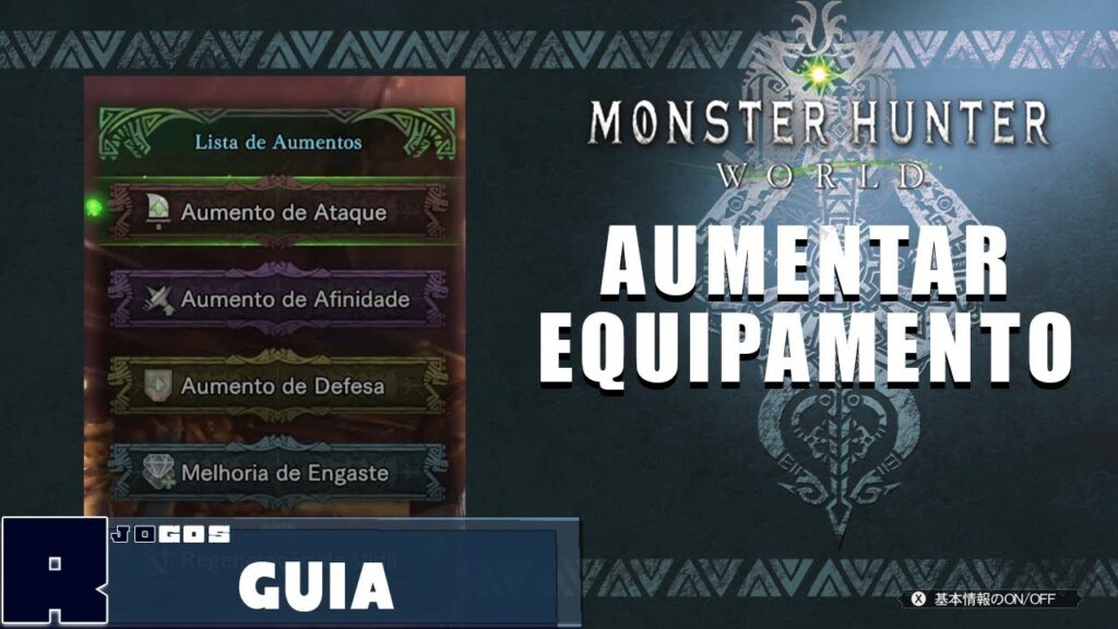 Como criar armas e equipamentos em monster hunter world 1