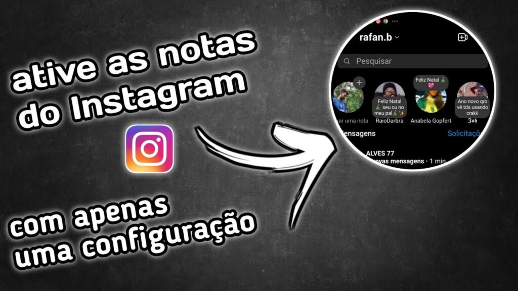 Como fazer uma nota no instagram 1