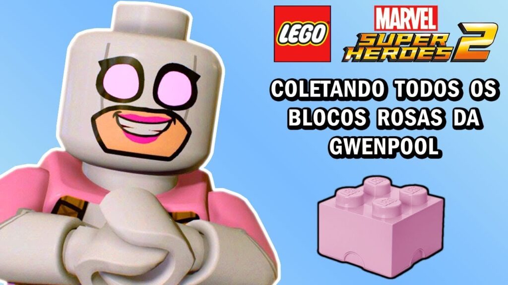 Como conseguir blocos rosa da gwenpool em lego marvel super heroes 2 1