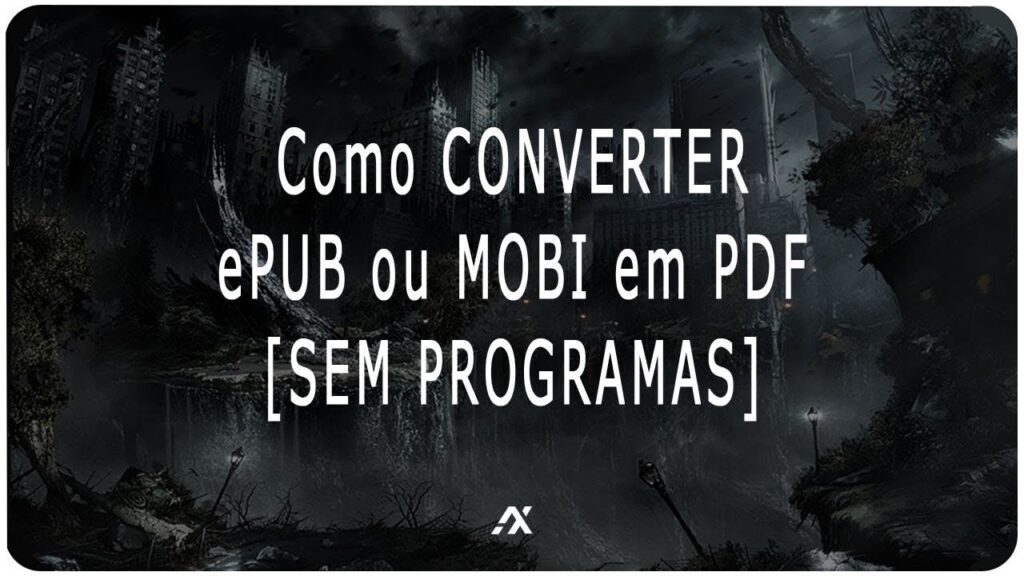 Como converter epub em mobi 1