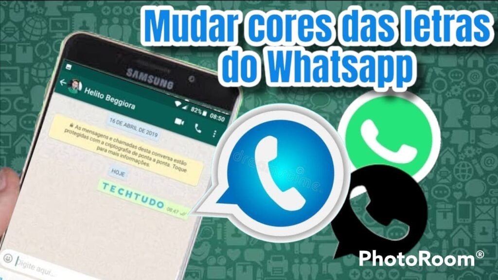 Como mudar a cor da letra do whatsapp dicas simples liberam fonte azul 1