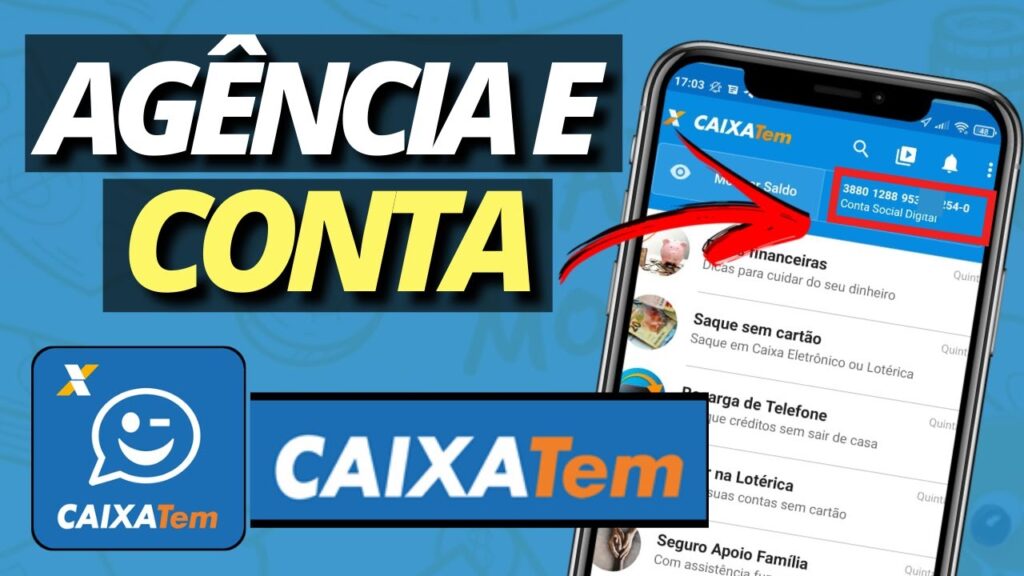 Como saber o numero da minha conta caixa tem 1