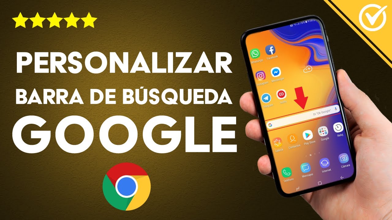 Como customizar o google pelo celular widget 11