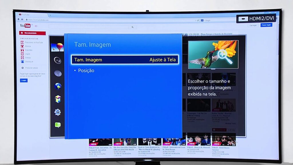 Como conectar um notebook da samsung a tv usando um cabo hdmi 1