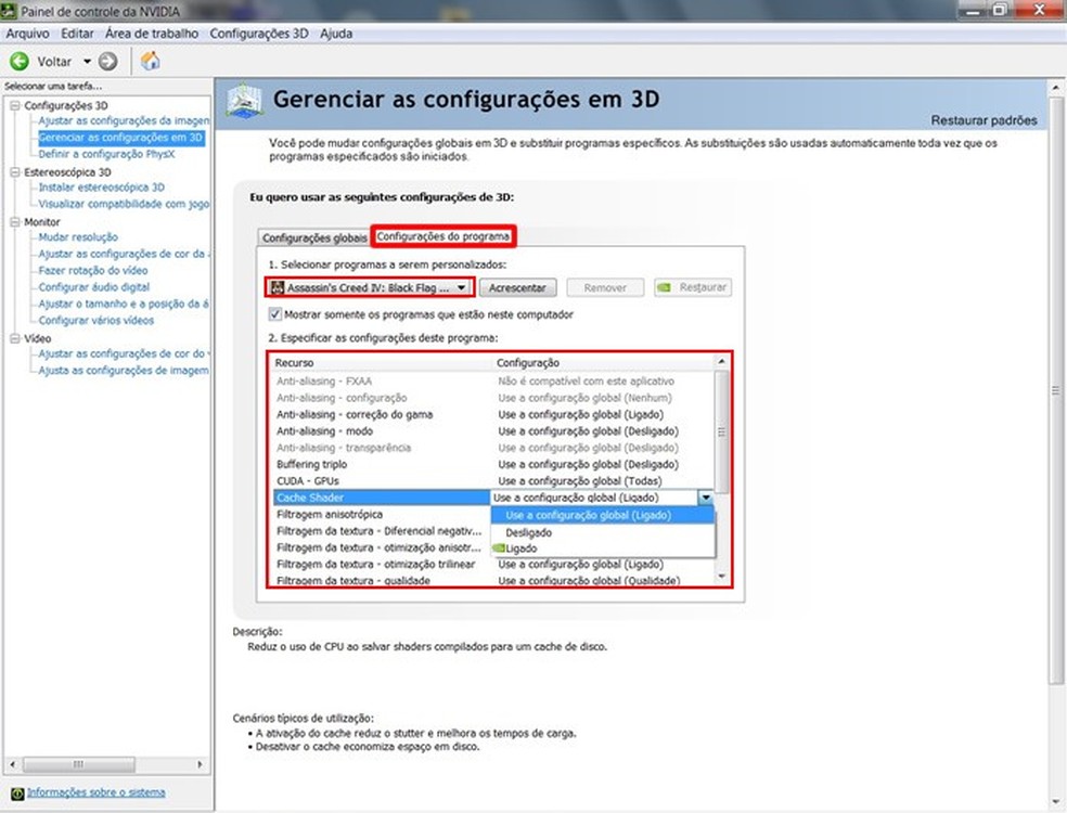 Como configurar uma placa de video da nvidia 7