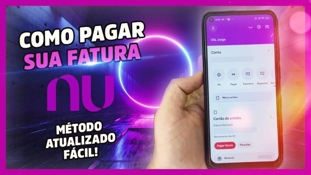 Como pagar a fatura do nubank pelo celular 1